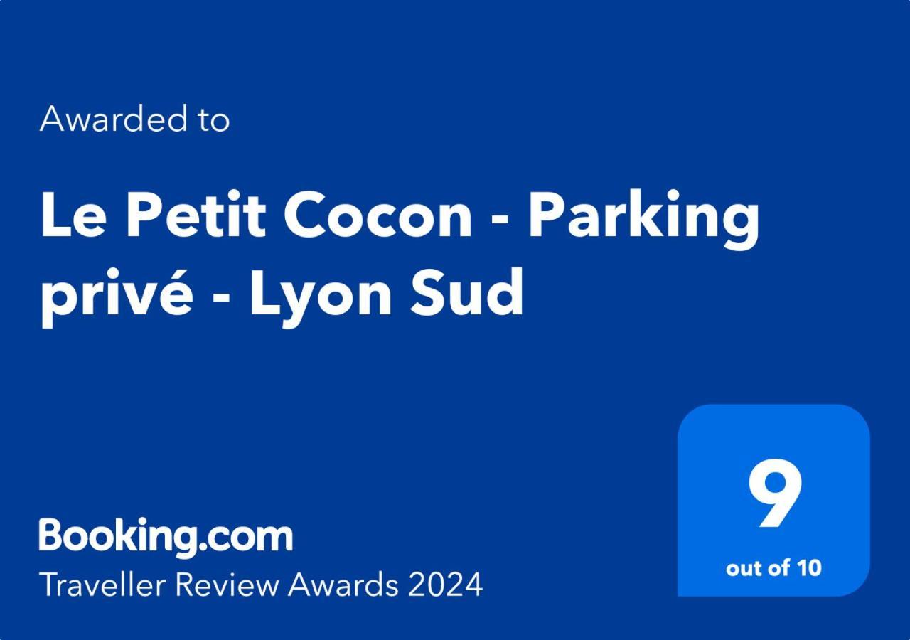 Апартаменти Le Petit Cocon - Parking Prive - Lyon Sud Венісьє Екстер'єр фото