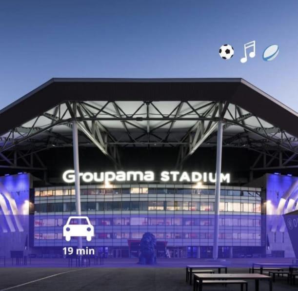 Апартаменти Le Petit Cocon - Parking Prive - Lyon Sud Венісьє Екстер'єр фото